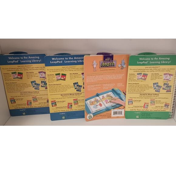 Leap Frog Leap Pad Learning System lot of 16 books and cartridges Works - Picture 7 of 9